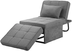 Sofa Bed, 4 In-1 Sleeper Chair Bed Multi-Function Folding Convertible Couch Chair Ottoman Bed For Apartment, Small Space (Deep Blue) 17 Sofa Bed, 4 In-1 Sleeper Chair Bed Multi-Function Folding Convertible Couch Chair Ottoman Bed For Apartment, Small Space (Deep Blue) -Songmics Furniture Shop 41z442LnzhL. AC