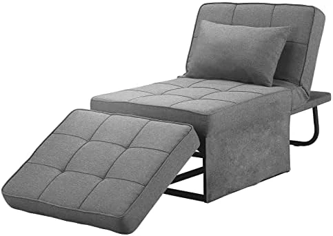 Sofa Bed, 4 In-1 Sleeper Chair Bed Multi-Function Folding Convertible Couch Chair Ottoman Bed For Apartment, Small Space (Deep Blue) 8 Sofa Bed, 4 In-1 Sleeper Chair Bed Multi-Function Folding Convertible Couch Chair Ottoman Bed For Apartment, Small Space (Deep Blue) - Image 8