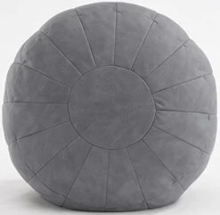 C COMFORTLAND Unstuffed Faux Suede Ottoman Pouf, Round Foot Rest Poof Ottomans, Floor Foot Stool Poufs, Bean Bag Chair Cover With Storage For Living Room, Bedroom, Or Wedding Gifts Yellow 21 C COMFORTLAND Unstuffed Faux Suede Ottoman Pouf, Round Foot Rest Poof Ottomans, Floor Foot Stool Poufs, Bean Bag Chair Cover With Storage For Living Room, Bedroom, Or Wedding Gifts Yellow -Songmics Furniture Shop 41zLwdQhTtL. AC