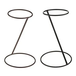 2pcs Black And Bronze Showcase Metal Hat Hair Wigs Display Holder Baseball Sports Cap Storage Organizer Stand Rack Shelf -Songmics Furniture Shop 41zYATIJJvL