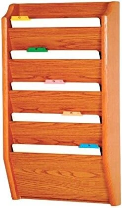 Wooden Mallet CH17-5MH Folder Rack, Mahogany 7 Wooden Mallet CH17-5MH Folder Rack, Mahogany -Songmics Furniture Shop 41zaXsDNJQL. AC