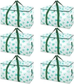 BALEINE 6-Pack Oversized Moving Bags With Reinforced Handles, Heavy-Duty Storage Tote For Clothes, Moving Supplies (Clear, 6-Pack) -Songmics Furniture Shop 51 3aS1Lc6L. AC