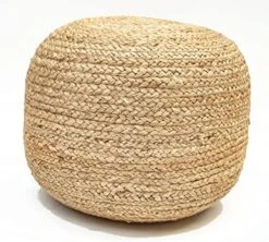 Chardin Home Unstuffed Ottoman, Cozy & Bohemian Pouf Covers, Hand Crafted Casual Seating, Footrest, Square Floor Pillow For Home, Office, Bedroom, Living Room, 20" X 20"x 8", Ivory-Grey. -Songmics Furniture Shop 51 p7YNHQnL. AC