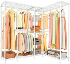 VIPEK L50 Protable Closet Rack Large Corner Freestanding Wardrobe Closet, Multi-Functional L Shaped Clothes Rack Heavy Duty Metal Clothing Rack For Hanging Clothes, Max Load 1150LBS, Black 13 VIPEK L50 Protable Closet Rack Large Corner Freestanding Wardrobe Closet, Multi-Functional L Shaped Clothes Rack Heavy Duty Metal Clothing Rack For Hanging Clothes, Max Load 1150LBS, Black -Songmics Furniture Shop 51022W9tsaL. AC