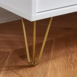 Ansley&HosHo-US White Sideboard Storage Cabinet, Modern Buffet Console Table Cupboard With 2 Doors For Kitchen Living Room Dining Room Entry Hallway Furniture, Credenza Sideboard Buffet Organizer 14 Ansley&HosHo-US White Sideboard Storage Cabinet, Modern Buffet Console Table Cupboard With 2 Doors For Kitchen Living Room Dining Room Entry Hallway Furniture, Credenza Sideboard Buffet Organizer -Songmics Furniture Shop 510QtYtQiTL