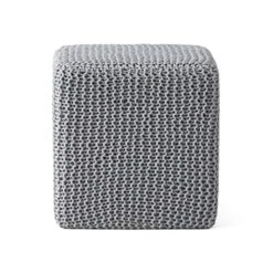 Christopher Knight Home Scott Knitted Foot Stool, Light Gray -Songmics Furniture Shop 5114sPPA0vL