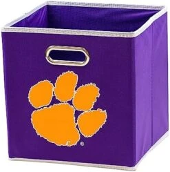 Franklin Sports NCAA College Team Fabric Storage Cubes Made To Fit Storage Bin Organizers (11x10.5x10.5) -Songmics Furniture Shop 511DjYCuQKL. AC
