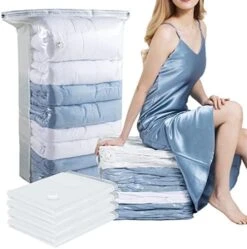 TAILINK 6 Pack Vacuum Storage Bags Space Saver Cube Vacuum Sealer Bags Large (3 Medium, 3 Large) Save 80% Space Vacuum Bags For Comforters Blanket Clothes Bedding Space Bags Vacuum Storage Bags 24 TAILINK 6 Pack Vacuum Storage Bags Space Saver Cube Vacuum Sealer Bags Large (3 Medium, 3 Large) Save 80% Space Vacuum Bags For Comforters Blanket Clothes Bedding Space Bags Vacuum Storage Bags -Songmics Furniture Shop 511VXdnjCL. AC