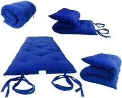 D&D Futon Furniture Cotton/Foam Traditional Japanese/Thai Floor Rolling Futon Mattresses, Yoga Meditation Mats, 3x30x80 Black -Songmics Furniture Shop 511v1HbTFwL. AC