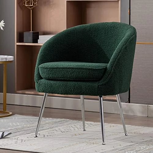 GNIXUU Dinner Chairs Set Of 2, Mid-Century Modern Velvet Upholstered Dining Chair With Metal Legs For Kitchen, Dining, Living, Guest, Bed Room Side Chair(Gray) 7 GNIXUU Dinner Chairs Set Of 2, Mid-Century Modern Velvet Upholstered Dining Chair With Metal Legs For Kitchen, Dining, Living, Guest, Bed Room Side Chair(Gray) - Image 7