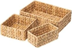 FairyHaus Wicker Baskets For Organizing 3Pack, Large And Small Wicker Storage Baskets Set, Decorative Hand Woven Baskets For Storage, Water Hyacinth Storage Baskets For Pantry Shelf Closet 15 FairyHaus Wicker Baskets For Organizing 3Pack, Large And Small Wicker Storage Baskets Set, Decorative Hand Woven Baskets For Storage, Water Hyacinth Storage Baskets For Pantry Shelf Closet -Songmics Furniture Shop 5127ZrmdCBL. AC