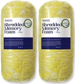 Amorstra Bean Bag Filler Shredded Memory Foam Filling 10 Pounds, Pillow Stuffing Bean Bag Refill Material For Pouf Ottoman Couch Cushion Dog Bed Stuffed Animals And Art Crafts - Blue -Songmics Furniture Shop 512HMgltpAL. AC