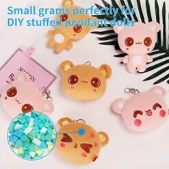 Welacer 250G Shredded Memory Foam Filling For Small Pillow Plush Doll Arts Crafts Refill, Without Added Gel Particles, Premium Soft And Great For Stuffing, Multi Color And Shape -Songmics Furniture Shop 512HSoJHqgL