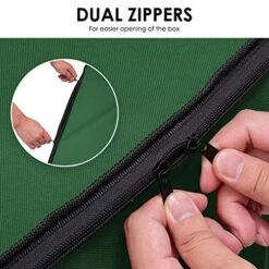 WBHome Christmas Ornament Storage Box With Lid, 3''& 4'' Compartment Storage Container With Adjustable Dividers, Keeps 114 Holiday Ornaments & Decoration Accessories, Green 13 WBHome Christmas Ornament Storage Box With Lid, 3''& 4'' Compartment Storage Container With Adjustable Dividers, Keeps 114 Holiday Ornaments & Decoration Accessories, Green -Songmics Furniture Shop 512KgevJs8L