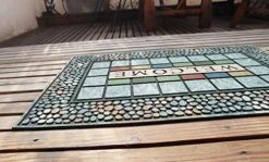 CHICHIC Entrance Door Mat Large 24 X 36 Inch Entry Way Doormat Front Door Rugs Outdoors Heavy Duty Welcome Mat, Non Slip Rubber Back Low Profile For Garage, Patio, High Traffic Area, Rectangle Style A 13 CHICHIC Entrance Door Mat Large 24 X 36 Inch Entry Way Doormat Front Door Rugs Outdoors Heavy Duty Welcome Mat, Non Slip Rubber Back Low Profile For Garage, Patio, High Traffic Area, Rectangle Style A -Songmics Furniture Shop 512VYPJqJ0L