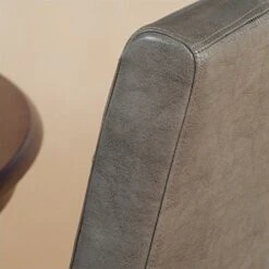 Christopher Knight Home Taylor Bonded Leather Dining Chairs, 2-Pcs Set, Dark Grey -Songmics Furniture Shop 512W8qfz6XL