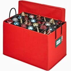 HOLDN’ STORAGE Underbed Christmas Ornament Storage Container Box With Dividers – Convenient Durable 4 Individual Removable Trays Fits Up To 96-3” Ornaments. -Songmics Furniture Shop 512peEPMvLL