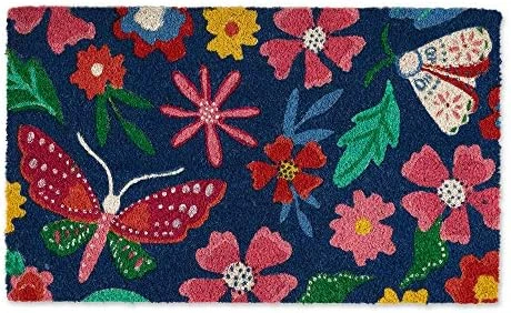 DII Floral Design Collection Natural Coir Doormat, 17x29, Bright Blossom 9 DII Floral Design Collection Natural Coir Doormat, 17x29, Bright Blossom - Image 9