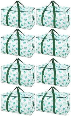 BALEINE 6-Pack Oversized Moving Bags With Reinforced Handles, Heavy-Duty Storage Tote For Clothes, Moving Supplies (Clear, 6-Pack) -Songmics Furniture Shop 5130nFY5a1L. AC
