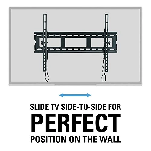 Sanus Universal Low Profile Tilt TV Wall Mount For 37" - 80" LED, LCD & Plasma TVs, Eliminates Glare With 10º Of Tilt & Post-Install Adjustments - 3 Step Install - Safety Certified - MLT14-B1 4 Sanus Universal Low Profile Tilt TV Wall Mount For 37" - 80" LED, LCD & Plasma TVs, Eliminates Glare With 10º Of Tilt & Post-Install Adjustments - 3 Step Install - Safety Certified - MLT14-B1 - Image 4