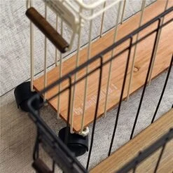 ARWANG Hampers For Laundry, Magazine Storage Basket Narrow Cabinet Floor Basket Gap Storage Rack Sundries Storage Basket Rectangle (Color : White) -Songmics Furniture Shop 513iI8atqFL 1