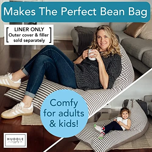 Huddle Supply Co Bean Bag Liner Designer Stuffie Seat Bean Bag Cover 4 Huddle Supply Co Bean Bag Liner Designer Stuffie Seat Bean Bag Cover - Image 4