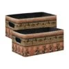 Africans Dancing Storage Basket Felt Storage Bin Collapsible Felt Storage Empty Gift Baskets Organizer For Kids Bedroom Magazine
