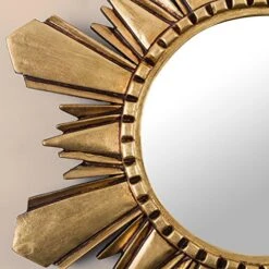 NOVICA Leaf Round Starburst Mohena Wood With Bronze Wall Mounted Mirror, Metallic 'Cuzco Sun' 10 NOVICA Leaf Round Starburst Mohena Wood With Bronze Wall Mounted Mirror, Metallic 'Cuzco Sun' -Songmics Furniture Shop 514eqZdsQ3L