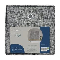 JVL Urban Square Paper Lidded Storage Basket -Songmics Furniture Shop 514nfcoGgZL