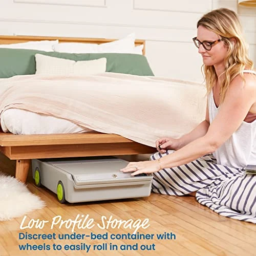 ECR4Kids Lock And Roll Personal Safe, Travel Lockbox, Grey 4 ECR4Kids Lock And Roll Personal Safe, Travel Lockbox, Grey - Image 4