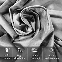 [Removable Cover] Bean Bag Chairs For Adults, 4 Foot Memory Foam Bean Bag For Adults, Big Sofa With Fluffy Removable Microfiber Cover, Furnitures For Dorm Room And Living Room, Grey -Songmics Furniture Shop 514uyXwPXAS