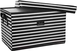 SCOUT Rump Roost LG - Large Lidded Storage Bin With Handles, Collapsible, Stackable, Doubles As Seat Or Table, Holds 90 Lbs -Songmics Furniture Shop 515vQMx6IML. AC