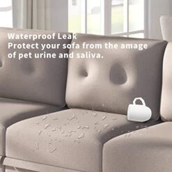 LLappuil Modular Sectioanl Sofa 9 Seater Oversized Couch With Storage U Shape Sectional With Ottoman, Waterproof Anti-Scratch Antistatic, Brown -Songmics Furniture Shop 5161ogVpjAL