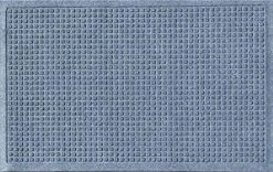 Bungalow Flooring Waterhog Door Mat, 2' X 3' Made In USA, Durable And Decorative Floor Covering, Skid Resistant, Indoor/Outdoor, Water-Trapping, Squares Collection, Bluestone -Songmics Furniture Shop 516CzqCCV L. AC