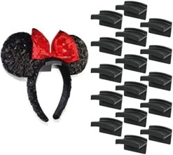 Modern JP Adhesive Hooks For Disney Ears (16-Pack) - Minimalist Disney Ear Holder, No Drilling Headband Holder Design, Strong Hold Headband Organizer - U.S. Patent Pending, Clear 12 Modern JP Adhesive Hooks For Disney Ears (16-Pack) - Minimalist Disney Ear Holder, No Drilling Headband Holder Design, Strong Hold Headband Organizer - U.S. Patent Pending, Clear -Songmics Furniture Shop 516DNVfhgDL. AC