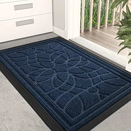 DEXI Front Door Mat, Welcome Mat Heavy Duty Durable Low Profile Outside Doormat For Entryway, Patio, Garage, High Traffic Areas, 17"X29", Grey 7 DEXI Front Door Mat, Welcome Mat Heavy Duty Durable Low Profile Outside Doormat For Entryway, Patio, Garage, High Traffic Areas, 17"X29", Grey - Image 7