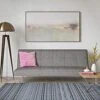 Anwickhomk Futon Sofa Bed,Convertible Upholstered Folding Sleeper Couch,Modern Futon Loveseat With Metal Frame&Stainless Leg For Living Room Bedroom,Grey