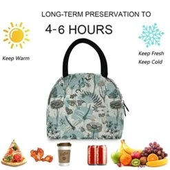 ZzWwR Vintage Butterfly Dragonfly Poppy Reusable Lunch Tote Bag With Front Pocket Insulated Thermal Cooler 0g272618160p407c442s828 0 17 ZzWwR Vintage Butterfly Dragonfly Poppy Reusable Lunch Tote Bag With Front Pocket Insulated Thermal Cooler 0g272618160p407c442s828 0 -Songmics Furniture Shop 516yxblalsL