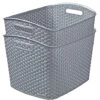 CURVER My Style Grey 2 X 28 Litre - X-Large
