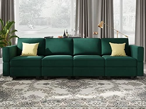 Belffin Modular Loveseat Sofa Couch With Storage Seats Velvet 2 Seater Love Seats For Small Spaces Grey 12 Belffin Modular Loveseat Sofa Couch With Storage Seats Velvet 2 Seater Love Seats For Small Spaces Grey - Image 12