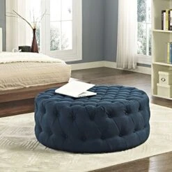Modway Amour Fabric Upholstered Button-Tufted Round Ottoman In Azure 18 Modway Amour Fabric Upholstered Button-Tufted Round Ottoman In Azure -Songmics Furniture Shop 517xIXCPGjL