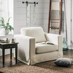 Amazon Brand – Stone & Beam Vintage-Look Rectangular Barn Farmhouse Frame White Window Wood Mirror, 32.75 Inch Height, White 9 Amazon Brand – Stone & Beam Vintage-Look Rectangular Barn Farmhouse Frame White Window Wood Mirror, 32.75 Inch Height, White -Songmics Furniture Shop 5187igEMcnL