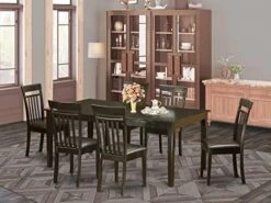 East West Furniture HECA7-CAP-LC Dining Room Set, 7-piece 21 East West Furniture HECA7-CAP-LC Dining Room Set, 7-piece -Songmics Furniture Shop 518CTugNcPL. AC