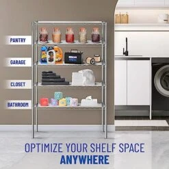 Wire Shelf Liner 18 X 48 - Shelf Liners For Wire Shelf System - 4 Pack In Graphite - Plastic Wire Shelving Shelf Mats-Made In USA -Songmics Furniture Shop 519LPru6vwL