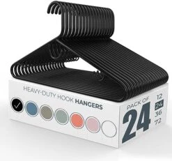 Neaties Heavy Duty Plastic Hangers Bulk Strap Hooks (12 To 72 Pack Available Or Hangers 36 Pack) Strong Clothes Hangers Bulk | Coat Hangers Plastic, Hangers Heavy Duty, Plastic Hanger (White 36 Pack) 29 Neaties Heavy Duty Plastic Hangers Bulk Strap Hooks (12 To 72 Pack Available Or Hangers 36 Pack) Strong Clothes Hangers Bulk | Coat Hangers Plastic, Hangers Heavy Duty, Plastic Hanger (White 36 Pack) -Songmics Furniture Shop 519l3CWobtL. AC
