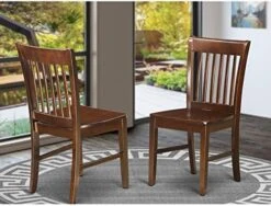 East West Furniture NFC-BLK-W Dining Room Chairs, Wood Seat 21 East West Furniture NFC-BLK-W Dining Room Chairs, Wood Seat -Songmics Furniture Shop 519ph0LA4hL. AC