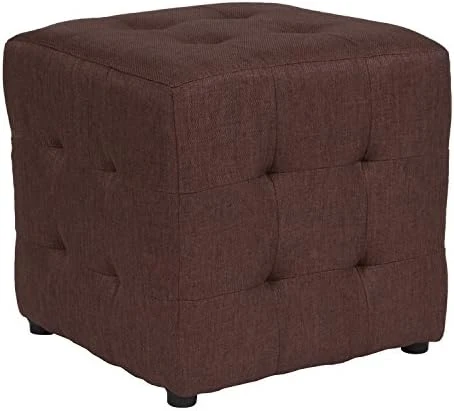 Flash Furniture Avendale Tufted Upholstered Ottoman Pouf In Dark Gray Fabric 4 Flash Furniture Avendale Tufted Upholstered Ottoman Pouf In Dark Gray Fabric - Image 4