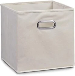 Zeller 32 X 32 X 32 Cm Storage Box, Beige/Fleece -Songmics Furniture Shop 51AQ516CDML. AC