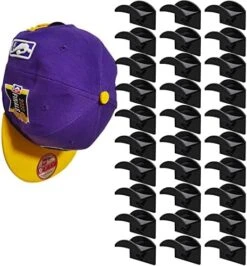 OYANI-DECORATION Hat Rack For-Baseball Caps - Yellow ABS Apple Hat Hooks Storage Organizer Hanger 12-Pack, Multi-Purpose Cowboy Hat Holder For Wall, Super Adhesive Hat Display Stand Shelf 23 OYANI-DECORATION Hat Rack For-Baseball Caps - Yellow ABS Apple Hat Hooks Storage Organizer Hanger 12-Pack, Multi-Purpose Cowboy Hat Holder For Wall, Super Adhesive Hat Display Stand Shelf -Songmics Furniture Shop 51AXmonWxbL. AC