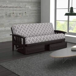 Nirvana Futons Luxor Urban Loft Sleeper Collection Full Size Dark Espresso Westfield Futon Frame, Mattress And Fynn Futon Cover Set 15 Nirvana Futons Luxor Urban Loft Sleeper Collection Full Size Dark Espresso Westfield Futon Frame, Mattress And Fynn Futon Cover Set -Songmics Furniture Shop 51Acw20iAeL. AC